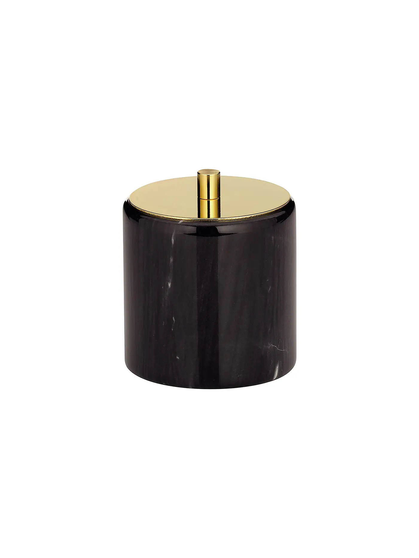 KELA | Marmor Wattedose Liron Schwarz/Gold 20015 | 